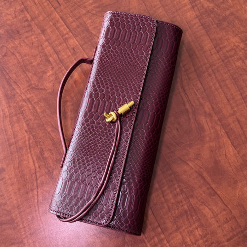 Bolso baguette textura